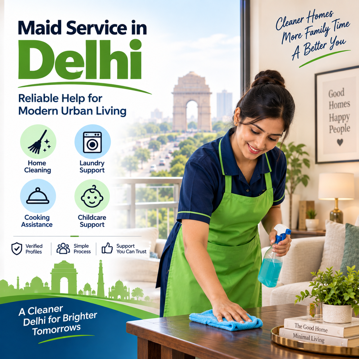 Maid Service in Delhi